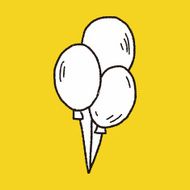 doodle balloon N33
