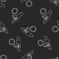 doodle sail seamless pattern background N4