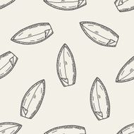 Doodle Surf seamless pattern background N3