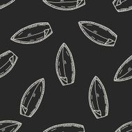 Doodle Surf seamless pattern background N4
