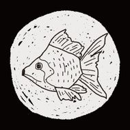 Goldfish doodle N6