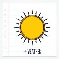 Doodle Sun Icon