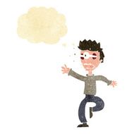 cartoon terrified man with eyes popping out thought bubble N10
