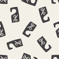 door sale hanger doodle seamless pattern background N2