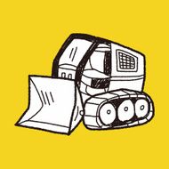 Excavator doodle N24