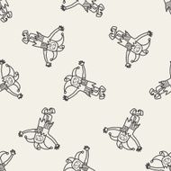 joker doodle seamless pattern background N2