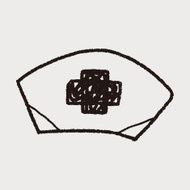 nurse hat doodle drawing N19