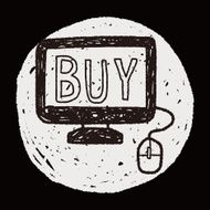 online shopping doodle N10