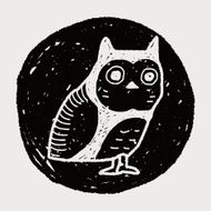 owl doodle N13