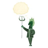 cartoon devil with pitchfork thought bubble N30