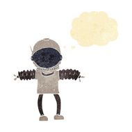 cartoon astronaut with thought bubble N133