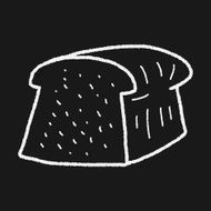 toast doodle drawing N28