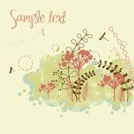 Flower doodle N379