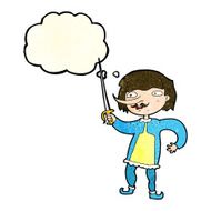 cartoon man with sword thought bubble N8