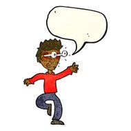 cartoon terrified man with eyes popping out thought bubble N11