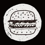 Doodle Hamburger N19