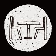doodle table N19