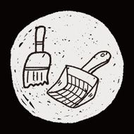 Pet dog broom doodle N14
