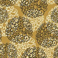 Seamless pattern with abstract doodle elements N3