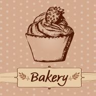 Retro style bakery template