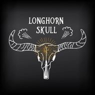 Longhorn skull