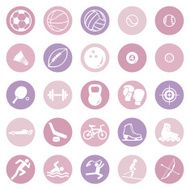 Vector Set of Sport Icons N2