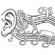 Ear for music sketch