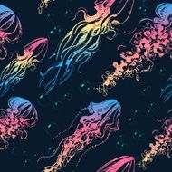 Hand drawn jellyfish N2