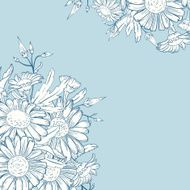 Card with chamomile N3