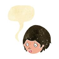 cartoon girl with concerned expression speech bubble N12