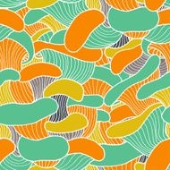 Seamless pattern with mushrooms N5