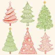 Christmas Tree Sketches