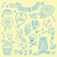 Vestor Old-school Tattoo Set