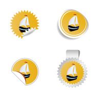 boat color vector