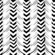 Seamless brush pen hand drawn doodle pattern Vector background N28