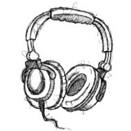 Scribble Series - Headphones