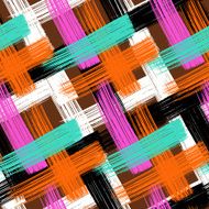 Vector seamless bold plaid pattern N3