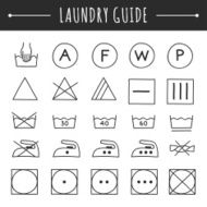 Doodle dry guide symbols and icons N2
