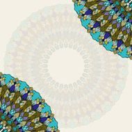 hand-drawing ornamental abstract lace background for use in design N3