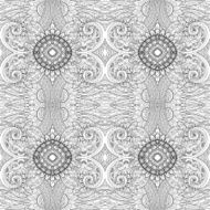 Seamless Abstract Tribal Pattern (Vector) N2