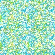 Seamless abstract curly wave pattern N8