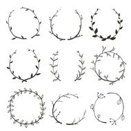 Rustic Laurel and Wreath Collection for Design