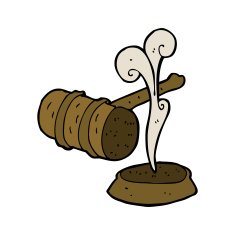 Cartoon Gavel N14