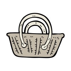 Cartoon Basket N6