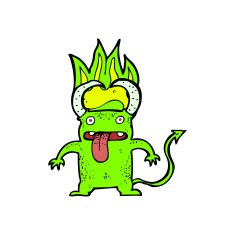 cartoon little devil N82