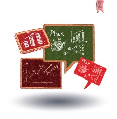 Idea and finance icons vector illustration N2
