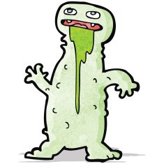 cartoon gross monster N11