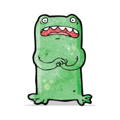 Cartoon Frog N66