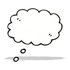 cartoon comic book thought bubble N2