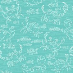 Seamless crab pattern N3